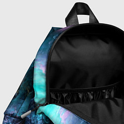 Детский рюкзак Облака неонового цвета Neon colored clouds, цвет: 3D-принт — фото 2