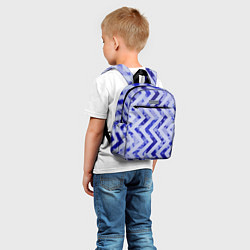 Детский рюкзак Динамичный летний узор Зигзаг, цвет: 3D-принт — фото 2
