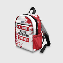 Детский рюкзак Detroit Become Human: красные таблички Best Player, цвет: 3D-принт — фото 2