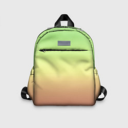 Детский рюкзак Градиент Фисташки Gradient, цвет: 3D-принт