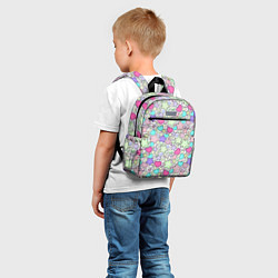 Детский рюкзак 3D узор с бусами и стразами, цвет: 3D-принт — фото 2