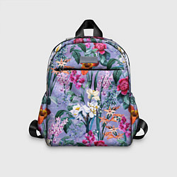 Детский рюкзак Цветы Пионы и Тигриди