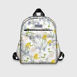 Детский рюкзак Цветы Барвинок и Рудбекия