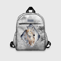 Детский рюкзак Снежный волк 3D, цвет: 3D-принт