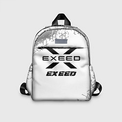 Детский рюкзак Exeed Speed на светлом фоне со следами шин, цвет: 3D-принт