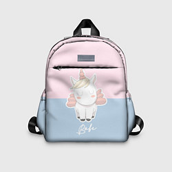 Детский рюкзак Малыш Единорог, цвет: 3D-принт