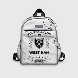 Детский рюкзак West Ham Football Club Number 1 Legendary, цвет: 3D-принт