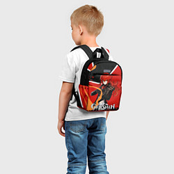 Детский рюкзак Дилюк-красноволосый холостяк, цвет: 3D-принт — фото 2