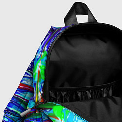 Детский рюкзак Красочный авангардный паттерн Fashion trend, цвет: 3D-принт — фото 2
