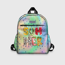 Детский рюкзак Summer буквы из фруктов, цвет: 3D-принт