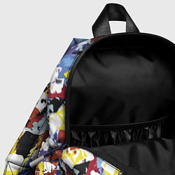 Детский рюкзак Смелые мазки яркой краски на холсте, цвет: 3D-принт — фото 2