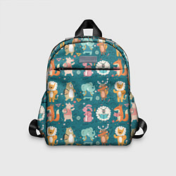 Детский рюкзак Звери идут в школу