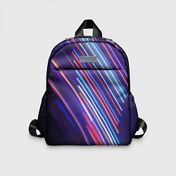 Детский рюкзак Неоновое множество разноцветных фонарей во тьме