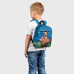 Детский рюкзак Ван Гог портрет с Подсолнухами, цвет: 3D-принт — фото 2