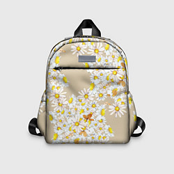 Детский рюкзак Букет Нарисованных Цветущих Ромашек