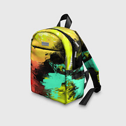 Детский рюкзак Яркий красочный гранж, цвет: 3D-принт — фото 2