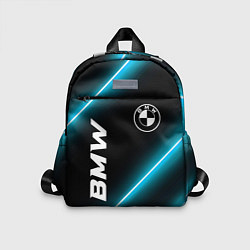 Детский рюкзак BMW неоновые лампы, цвет: 3D-принт