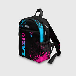 Детский рюкзак Lazio - neon gradient: символ и надпись вертикальн, цвет: 3D-принт — фото 2