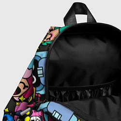 Детский рюкзак Особые пины значки Бравл Старс, цвет: 3D-принт — фото 2