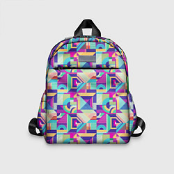 Детский рюкзак Геометрия абстрактный паттерн, цвет: 3D-принт