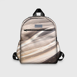 Детский рюкзак Абстрактные волны и огни бесконечности, цвет: 3D-принт
