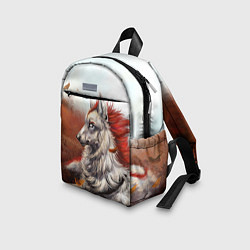Детский рюкзак Арт - волк с рыжей гривой, цвет: 3D-принт — фото 2