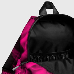 Детский рюкзак Valorant - neon gradient: символ сверху надпись сн, цвет: 3D-принт — фото 2