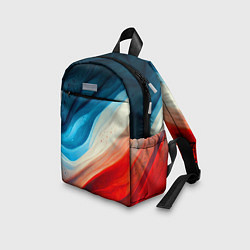 Детский рюкзак Неоновые яркие волны, цвет: 3D-принт — фото 2