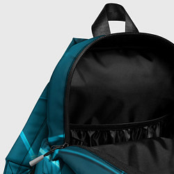 Детский рюкзак Ледяные неоновые геометрические плиты, цвет: 3D-принт — фото 2