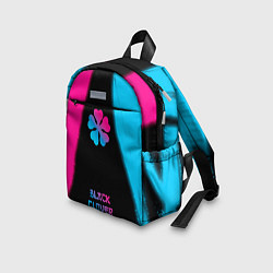Детский рюкзак Black Clover - neon gradient: символ, надпись, цвет: 3D-принт — фото 2