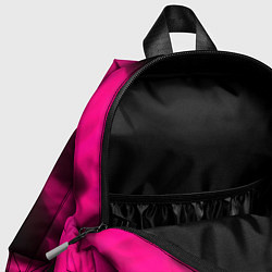 Детский рюкзак Tesla - neon gradient: символ, надпись, цвет: 3D-принт — фото 2