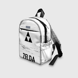 Детский рюкзак Zelda glitch на светлом фоне: символ, надпись, цвет: 3D-принт — фото 2