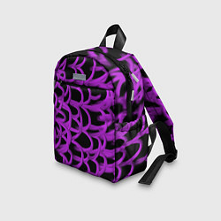 Детский рюкзак Нити из фиолетовой краски, цвет: 3D-принт — фото 2