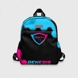 Детский рюкзак Genesis - neon gradient: символ, надпись, цвет: 3D-принт