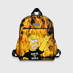 Детский рюкзак Homer Simpson - Rock n Roll!, цвет: 3D-принт