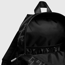 Детский рюкзак Daewoo speed шины на темном: символ, надпись, цвет: 3D-принт — фото 2