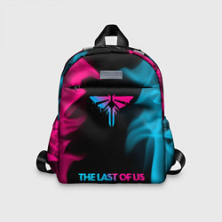 Детский рюкзак The Last Of Us - neon gradient: символ, надпись, цвет: 3D-принт