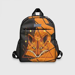 Детский рюкзак Голова лисы в мозаике, цвет: 3D-принт