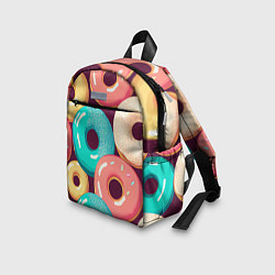 Детский рюкзак Пончики и только пончики, цвет: 3D-принт — фото 2