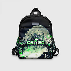 Детский рюкзак CS GO green, цвет: 3D-принт