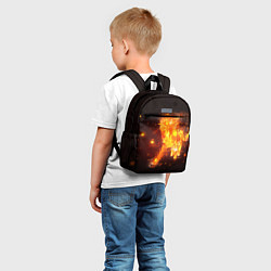 Детский рюкзак Огненная лошадь мчит галопом, цвет: 3D-принт — фото 2