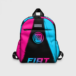 Детский рюкзак Fiat - neon gradient: символ, надпись, цвет: 3D-принт
