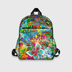 Детский рюкзак Flowers in a clearing, цвет: 3D-принт