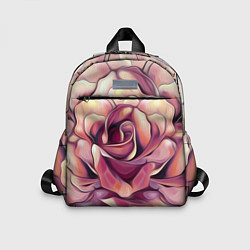 Детский рюкзак Крупная роза маслом, цвет: 3D-принт