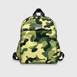 Детский рюкзак Камуфляж милитари, цвет: 3D-принт