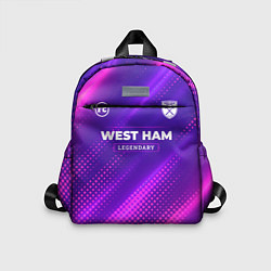 Детский рюкзак West Ham legendary sport grunge, цвет: 3D-принт