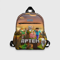 Детский рюкзак Артем Minecraft