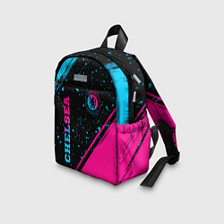 Детский рюкзак Chelsea - neon gradient: надпись, символ, цвет: 3D-принт — фото 2