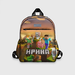 Детский рюкзак Ирина Minecraft, цвет: 3D-принт