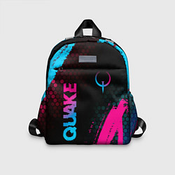 Детский рюкзак Quake - neon gradient: надпись, символ
